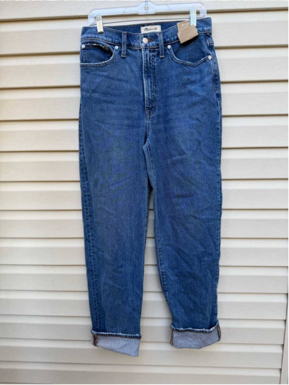 Madewell Perfect Vintage Straight Jeans 28 Tall High Rise NWT 32” Inseam